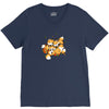 playful foxes V-Neck Tee