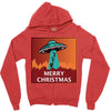 i want to believe santa parody Zipper Hoodie