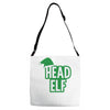 christmas head elf Adjustable Strap Totes