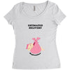 Estimated Delivery September Baby Girl Women's Triblend Scoop T-shirt