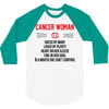 Cancer Woman 3/4 Sleeve Shirt