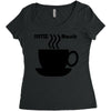 coffee snob Women's Triblend Scoop T-shirt