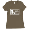 no child should be left behin white Ladies Fitted T-Shirt