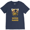 work hard V-Neck Tee