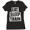 v5 eat sleep train Ladies Fitted T-Shirt