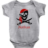 personalized pirate Baby Onesie