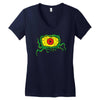 crawling eye monster Women's V-Neck T-Shirt