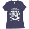 knifey spooney Ladies Fitted T-Shirt