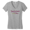 summer loading Women's V-Neck T-Shirt