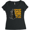 Coolest Dad Ever Next to Darth Vader of Course Women's Triblend Scoop T-shirt