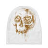 skull water color Baby Beanies