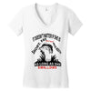 it doesn t matter if she is short fat and has a big mouth as long as s Women's V-Neck T-Shirt