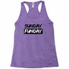 sunday funday t shirt funny jersey shore football Racerback Tank