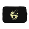 cat and bat halloween Laptop sleeve