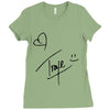 troye sivan signature Ladies Fitted T-Shirt