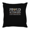 Proud Autism Kids Throw Pillow