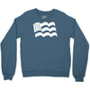 american flag sticker vinyl decal   usa stars united states country ca Crewneck Sweatshirt