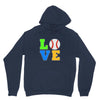 love baseball neon rhinestuds Unisex Hoodie