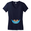 Two Peas In a Pod Twin Chocolate Baby Boys Women's V-Neck T-Shirt