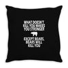 bears kill you Throw Pillow