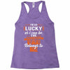 The world's greatest dad belongs to me Fathers Day Racerback Tank