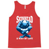 skinhead a way of life blue ideal birthday gift present. Tank Top