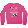 mama bear message Crewneck Sweatshirt