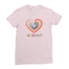 Rainbow Baby Ladies Fitted T-Shirt