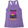 Class of 2017 Proud GrandMother Graduation Racerback Tank