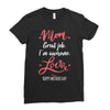 Mom Great Job I'm Awesome Love Happy Mother's Day Ladies Fitted T-Shirt