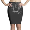 death skull Pencil Skirts