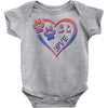 perfect dog love Baby Onesie