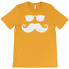 hipster glasses and moustache T-Shirt