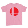 smash bros tribute unisex vinyl Youth Tee