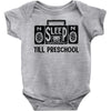 no sleep till preschool Baby Onesie