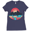 camp river Ladies Fitted T-Shirt