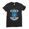 Natural 1   Orc Blue Edition Ladies Fitted T-Shirt