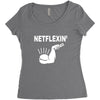 netflexin Women's Triblend Scoop T-shirt