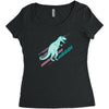ask me about dinosaurs Women's Triblend Scoop T-shirt