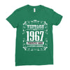 vintage made in 1967 perfectly aged a living legend Ladies Fitted T-Shirt