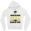 i'm a senior. Zipper Hoodie