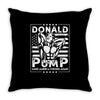donald pump Throw Pillow