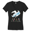 stranger peanuts Women's V-Neck T-Shirt