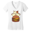 i has cheezburger! Women's V-Neck T-Shirt