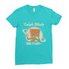 take it easy Ladies Fitted T-Shirt