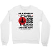 as a scorpio i have 3 sides Crewneck Sweatshirt