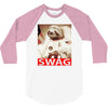 sloth astronaut swag 3/4 Sleeve Shirt