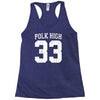 polk high Racerback Tank