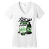 life wide Women's V-Neck T-Shirt