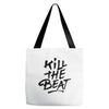 kill the beat Tote Bags